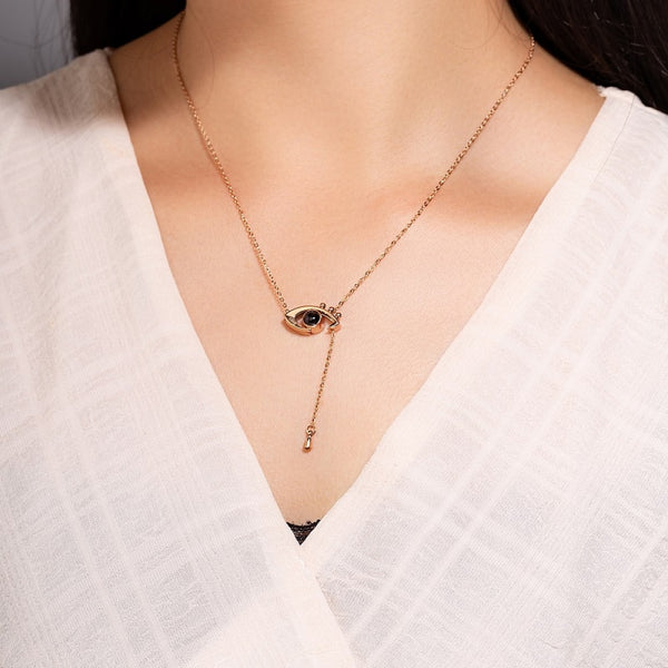 Eye- Shaped Necklace