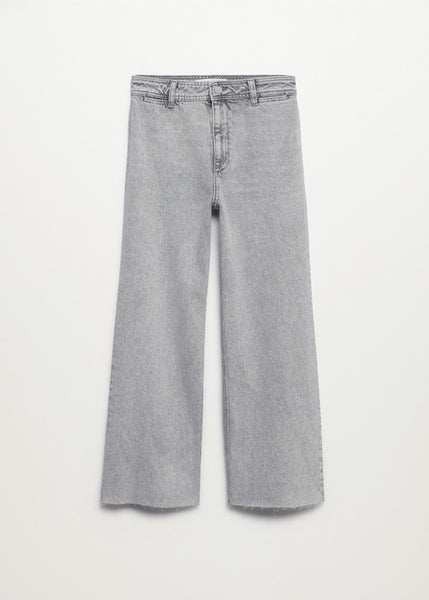 High Waist Culotte Jeans