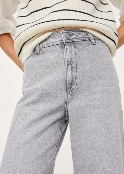 High Waist Culotte Jeans