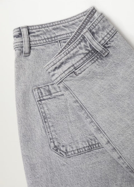High Waist Culotte Jeans