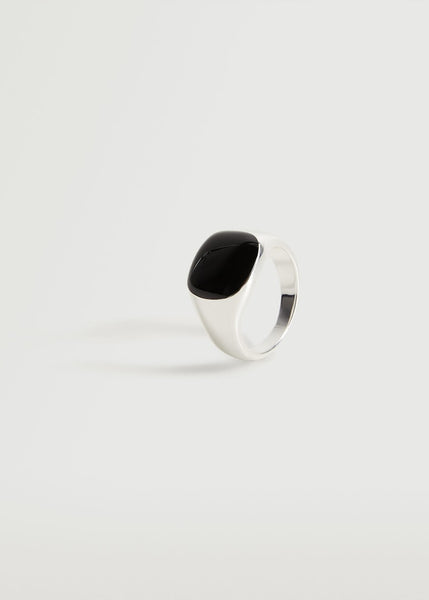 Enamel Signet Ring