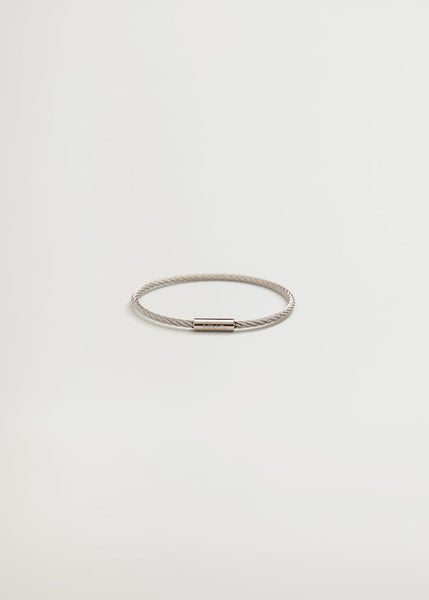 Braided-Steel Bracelet