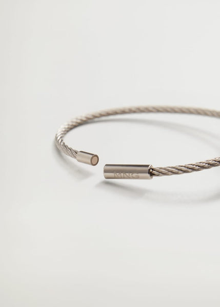 Braided-Steel Bracelet
