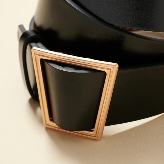 Sleek Leather Belt
