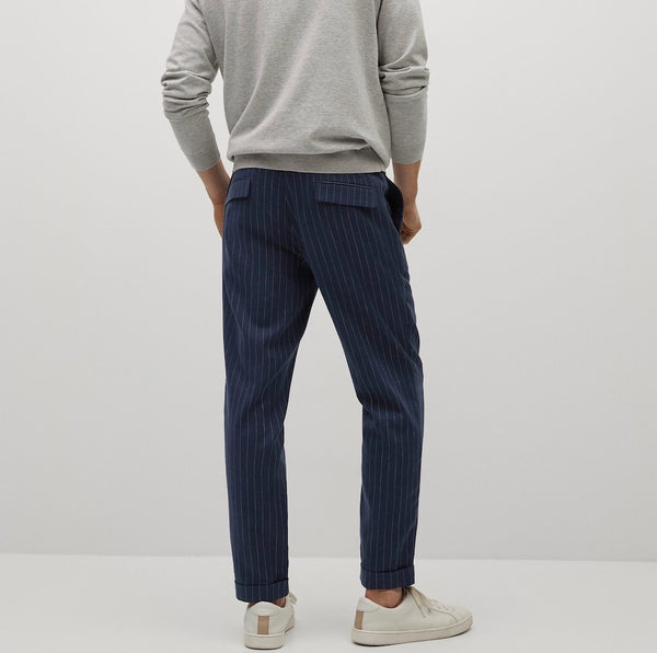 Linen Striped Trousers