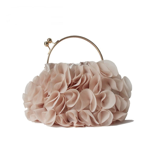 Flower Paillette Clutch