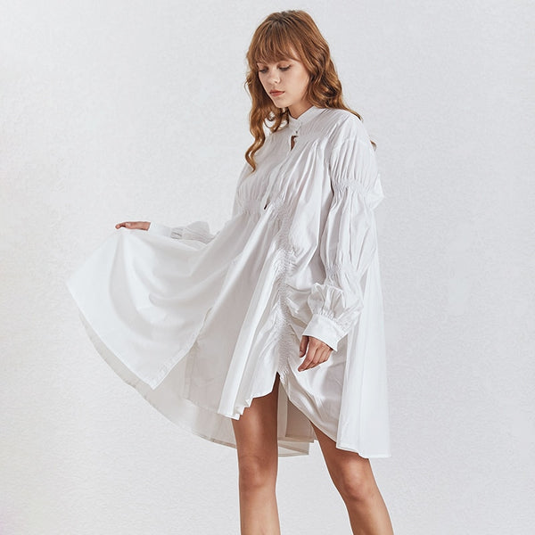 Asymmetrical Cotton Dress