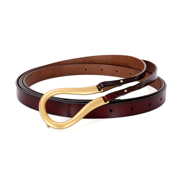 Buckle Leather Belt
