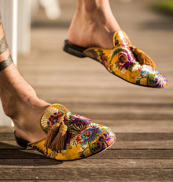 Colorful Tassel Mule