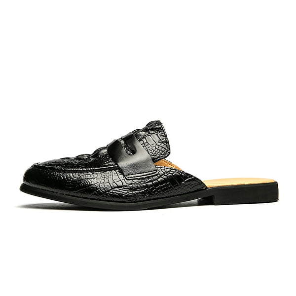 Crocodile Pattern Mule
