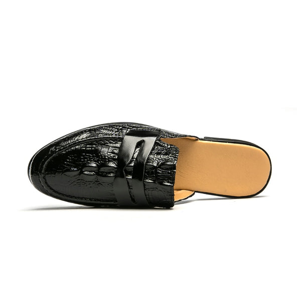 Crocodile Pattern Mule