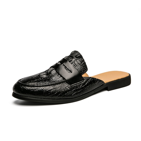 Crocodile Pattern Mule