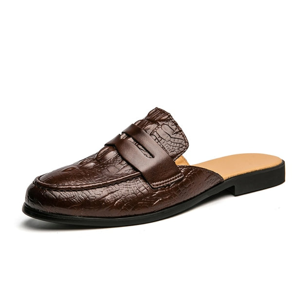 Crocodile Pattern Mule