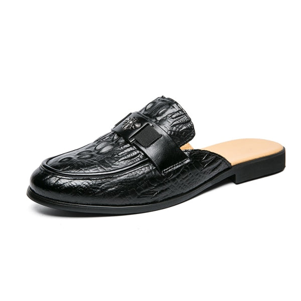 Crocodile Pattern Mule
