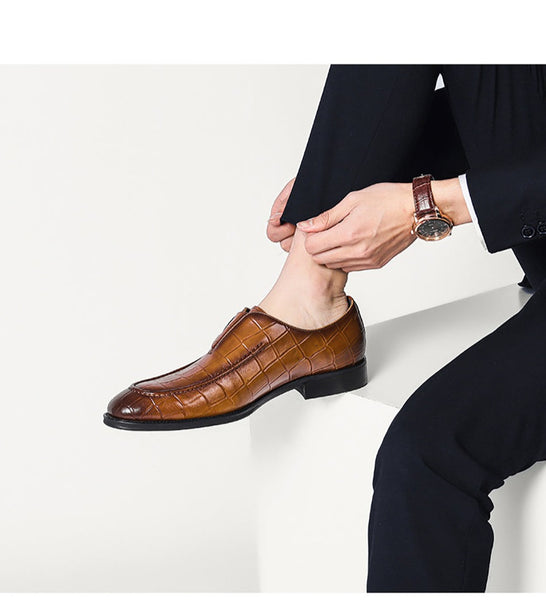 Checkered Single Monk Shoe
