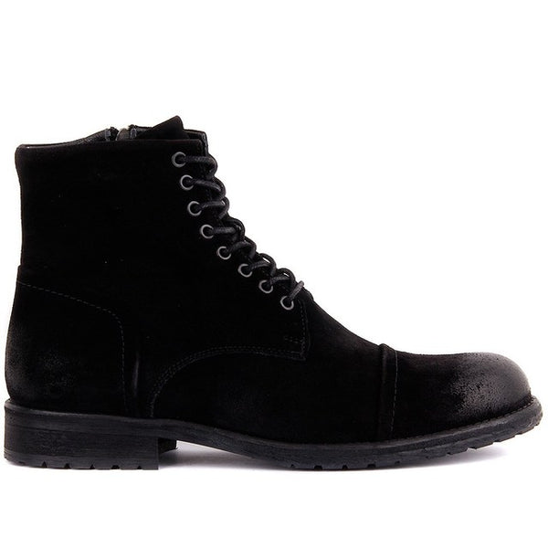 Cap Toe Leather Boot