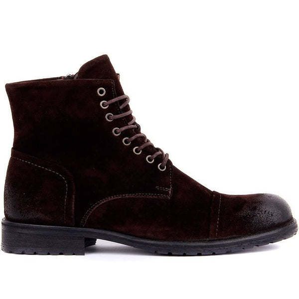 Cap Toe Leather Boot