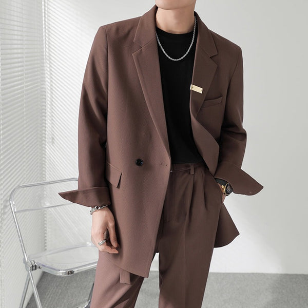 Double Breasted Blazer Suit