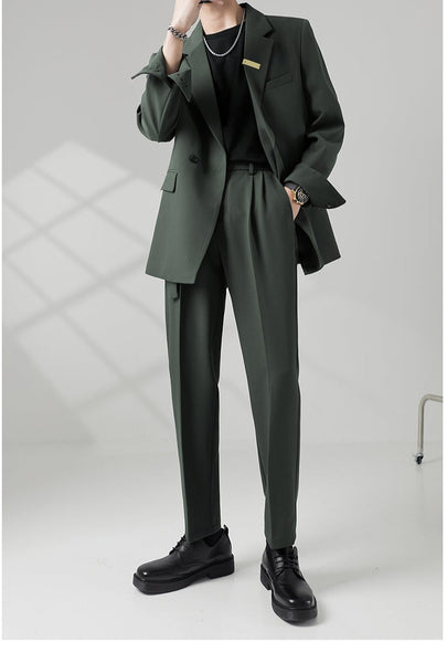 Double Breasted Blazer Suit