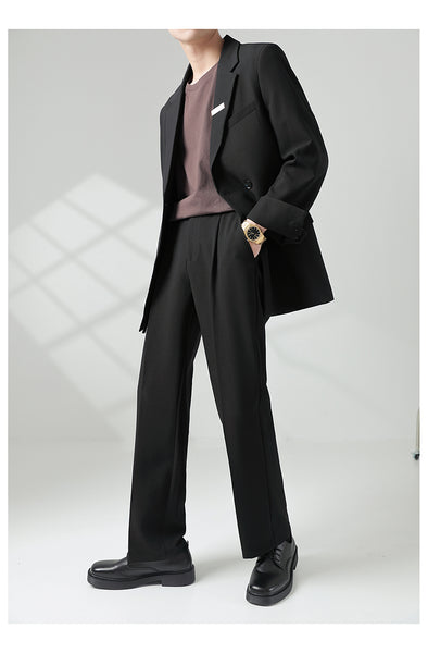 Double Breasted Blazer Suit