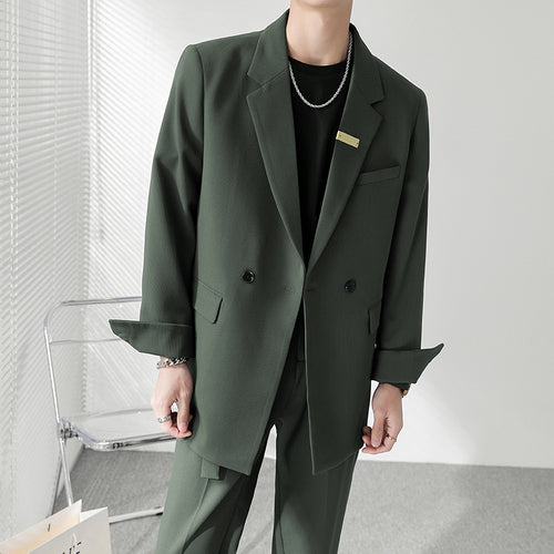 Double Breasted Blazer Suit