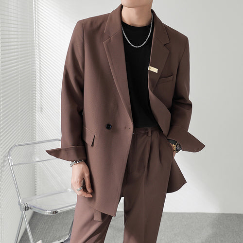 Double Breasted Blazer Suit