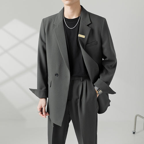Double Breasted Blazer Suit