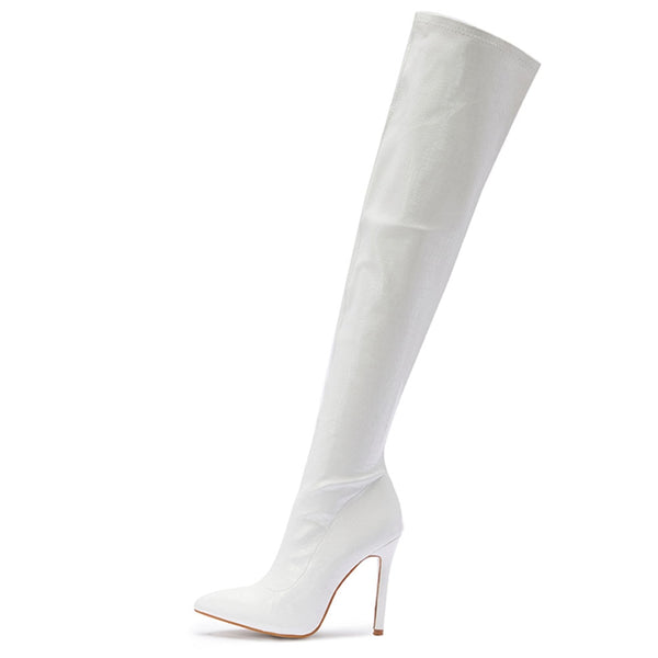 Stiletto Hell Thigh Boots