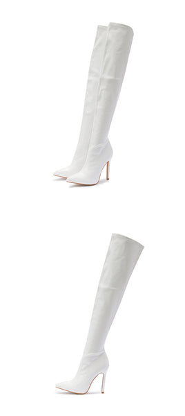 Stiletto Hell Thigh Boots