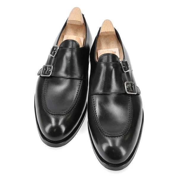 Double Monk Leather Shoes