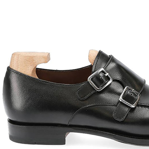 Double Monk Leather Shoes