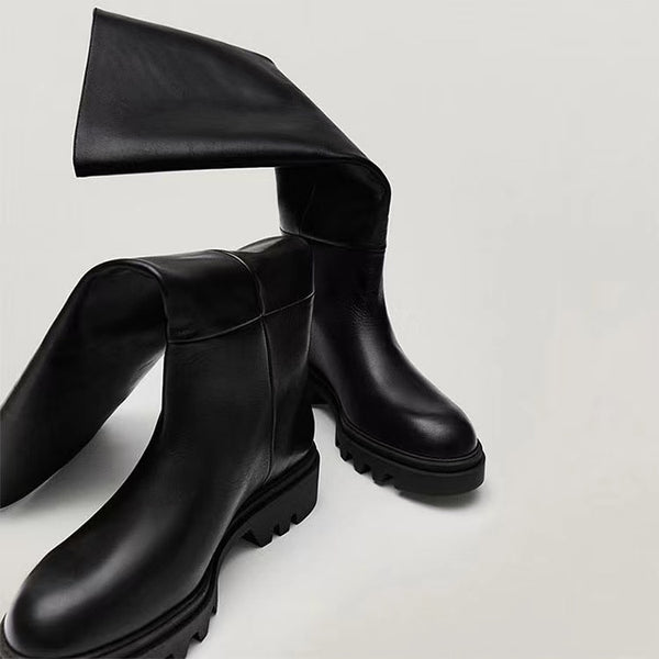Modern Knee-High Boot