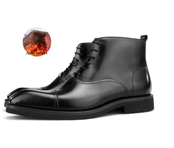 Square Toe Black Chukka Boot