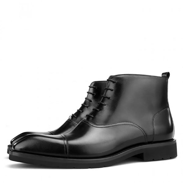 Square Toe Black Chukka Boot