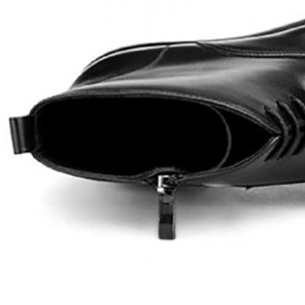 Square Toe Black Chukka Boot