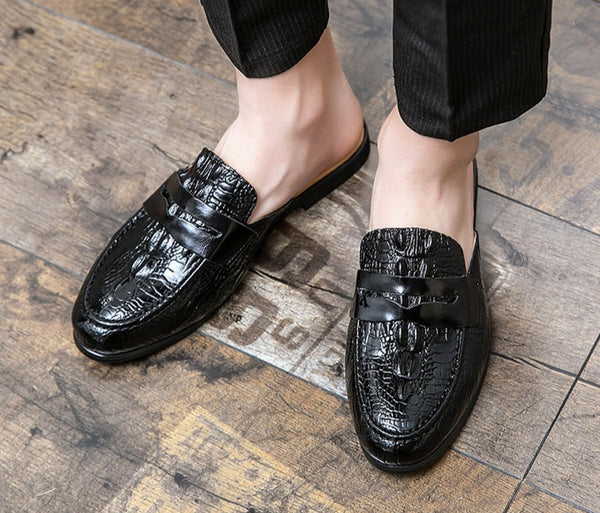 Crocodile Pattern Mule