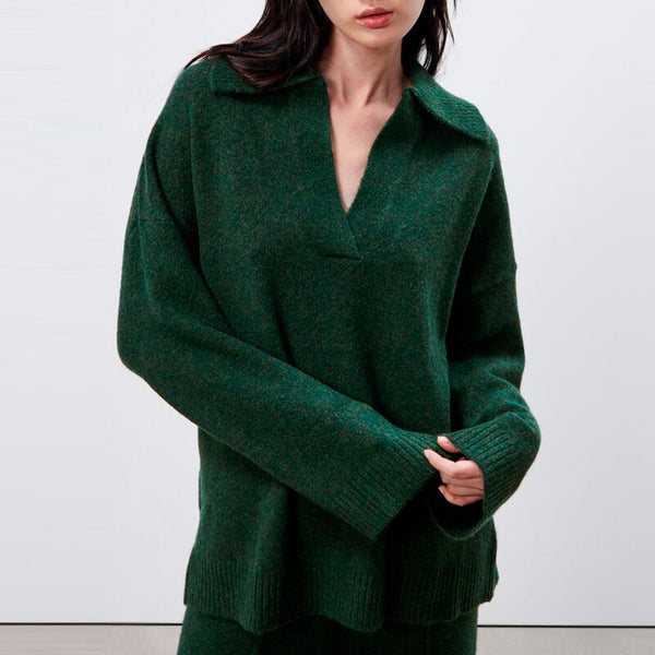 Cozy Polo Knitted Set