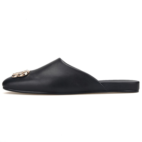 Cozy Buckle Mule