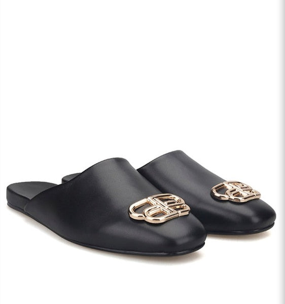 Cozy Buckle Mule