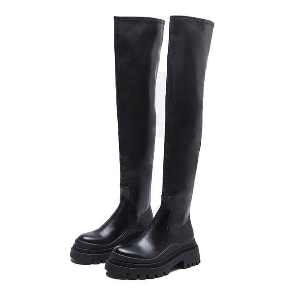 Knee Hight Platform Boot
