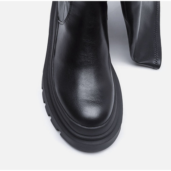 Knee Hight Platform Boot