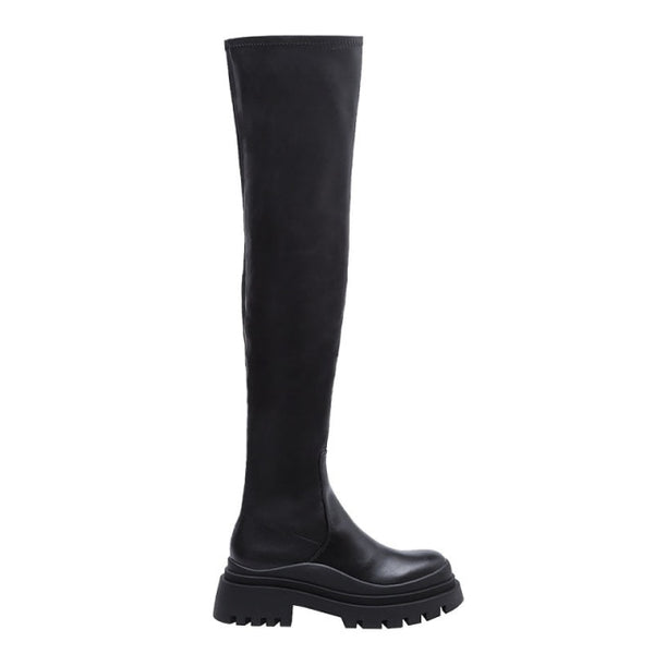 Knee Hight Platform Boot