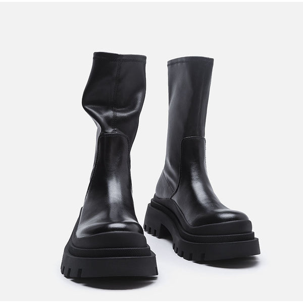 Chunky Chelsea Boots