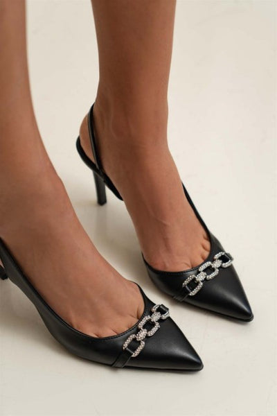 Matte Buckle Sandal