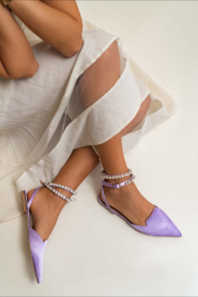 Satin Ankle Sandal