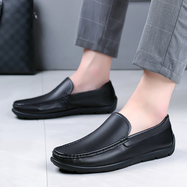 Hand-stitched Leather Loafer