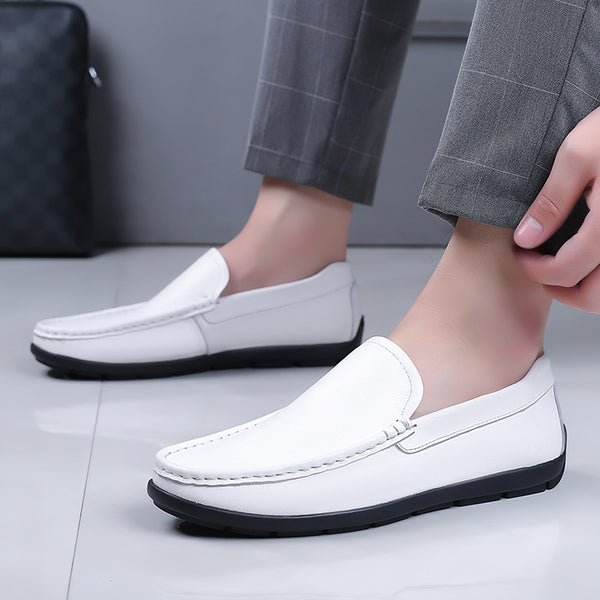 Hand-stitched Leather Loafer