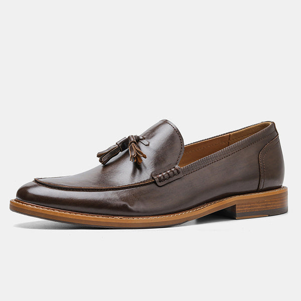 Leather Tassel Loafer