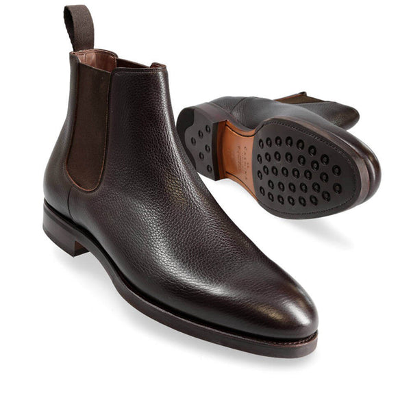 Coffee Slip-On Chelsea Boot
