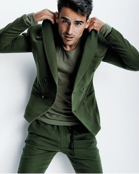 Green Slim Fit Suit